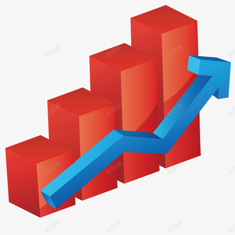 数据箭头指向矢量图eps免抠素材_88icon https://88icon.com 上升 指引 指示 方块 目标 矢量图