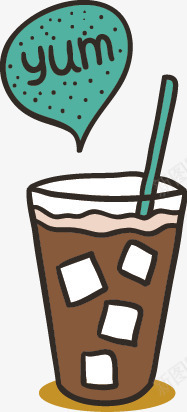 奶茶饮品彩色png免抠素材_88icon https://88icon.com 冰块 奶茶饮品彩色矢量图线稿原创AI