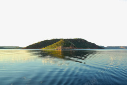 海水中海水中美丽的孤岛高清图片