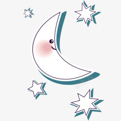 月亮和星星素材