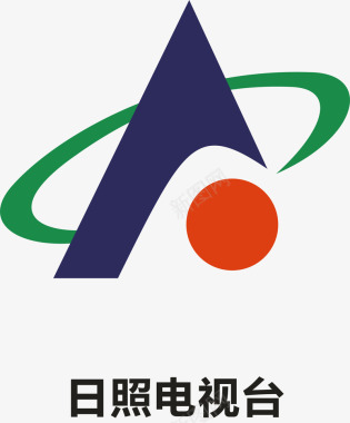 管道标志图标日照电视台logo矢量图图标图标