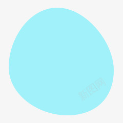 蓝色图标圆形方块图标
