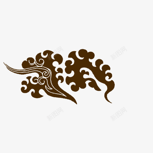 云纹底纹波浪png免抠素材_88icon https://88icon.com 中国风 云纹 云纹波浪 传统元素 祥云