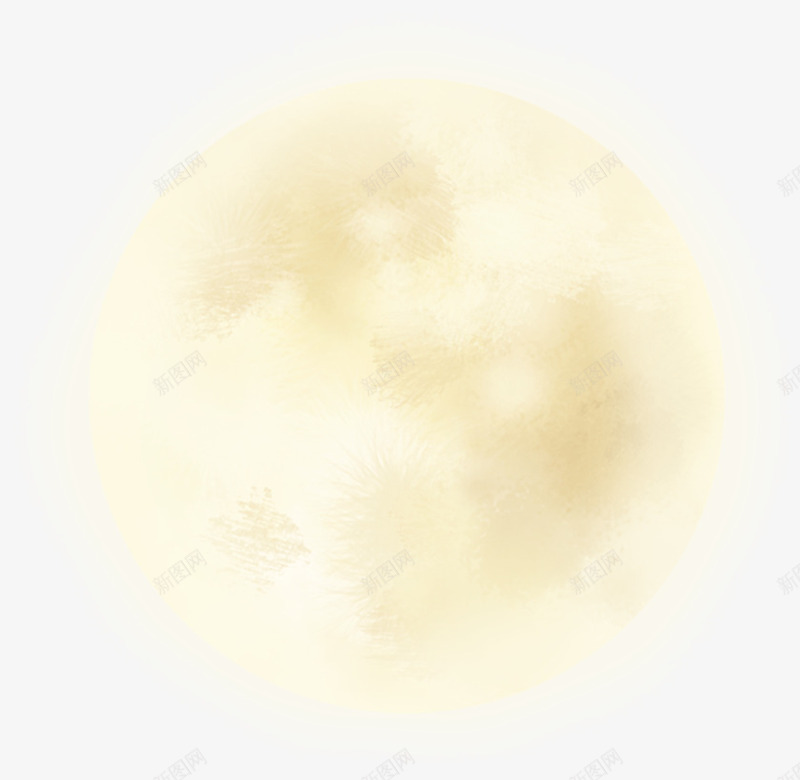 质感创意合成黄色的月亮png免抠素材_88icon https://88icon.com 创意 合成 月亮 质感 黄色