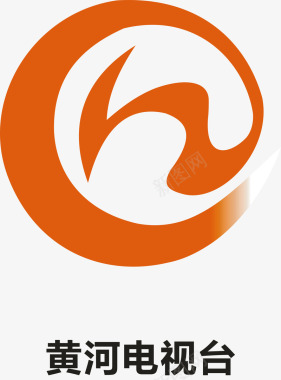 黄河电视台logo矢量图图标图标
