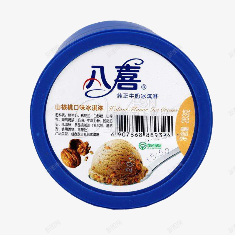 八喜冰激凌png免抠素材_88icon https://88icon.com 产品实物 八喜 冰激凌 山核桃口味 牛奶 纯正