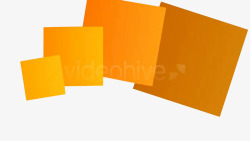 橙色方块素材