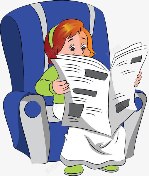 卡通沙发上的女人png免抠素材_88icon https://88icon.com 卡通 手拿报纸 沙发上的女人 看报纸的女人 读报纸