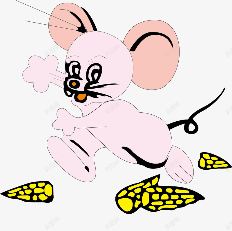 卡通十二生肖png免抠素材_88icon https://88icon.com 动物 十二生肖 卡通 可爱 子鼠 生肖 老鼠 色彩 设计