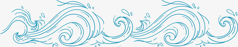 世界海洋日手绘翻卷的海浪png免抠素材_88icon https://88icon.com 世界海洋日 大海 手绘海浪 绘画 翻卷的海浪 翻滚
