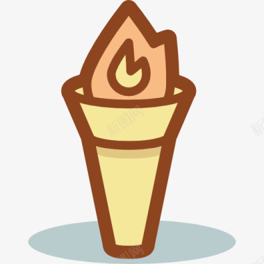 火焰效果图火炬图标图标