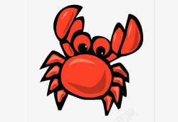 螃蟹壳卡通螃蟹动物高清图片