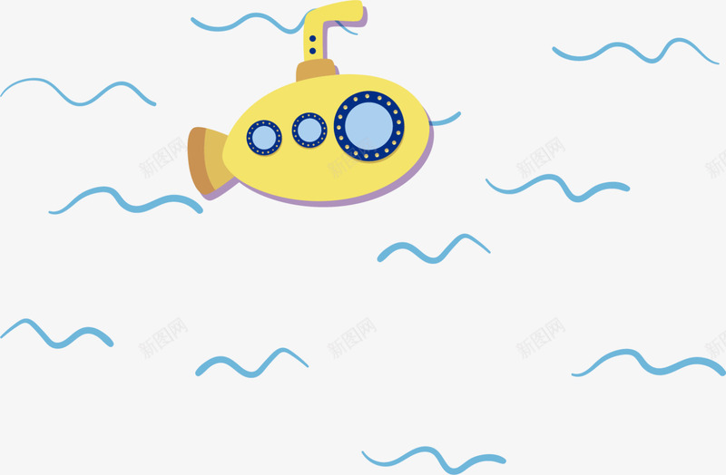 世界海洋日海中潜艇png免抠素材_88icon https://88icon.com 一艘潜艇 世界海洋日 大海 海中潜艇 海洋世界 黄色潜艇