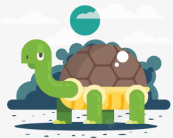 可爱海龟呆萌卡通立体海龟高清图片