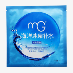 MG面膜一片儿美即海洋冰泉补水面膜高清图片