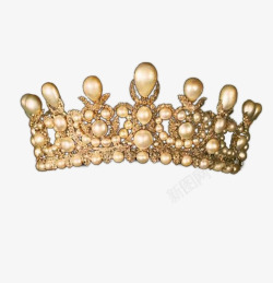 金色珍珠皇冠素材
