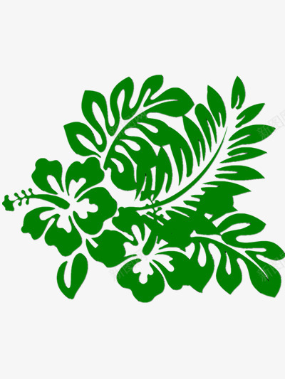 蕨类植物png免抠素材_88icon https://88icon.com 印花 叶子 绿色