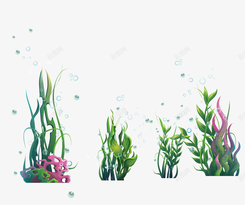 海洋海藻类植物物和水泡png免抠素材_88icon https://88icon.com 植物物 水泡 海洋 海藻类