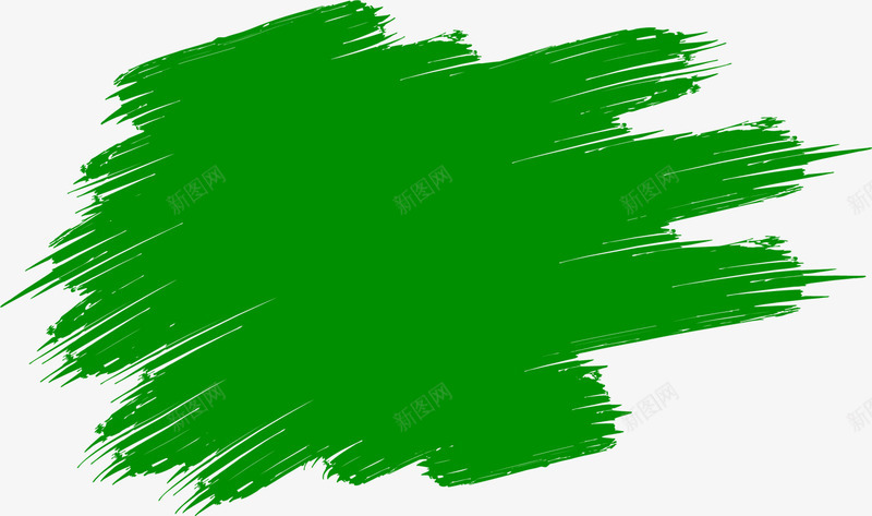 绿色手绘涂画png免抠素材_88icon https://88icon.com 涂料水彩 清新绘画 简约美术 绿色涂画 艺术绘画 装饰图案
