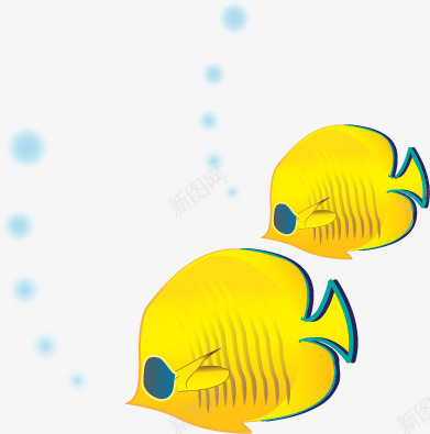 海鱼png免抠素材_88icon https://88icon.com 吐泡泡鱼 手绘鱼 海洋生物