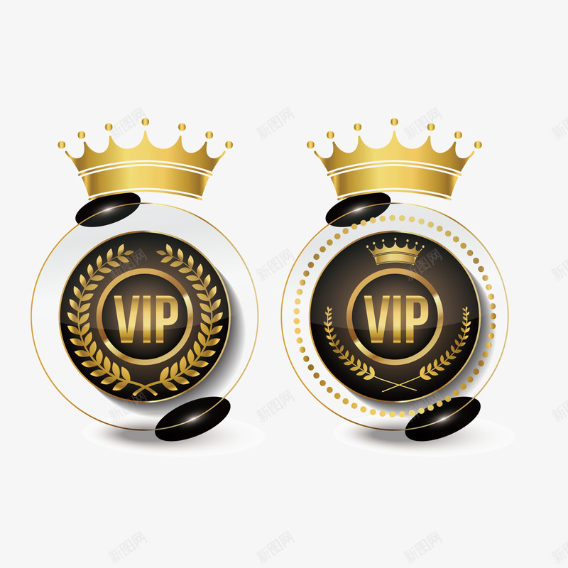 皇冠vip标签png免抠素材_88icon https://88icon.com vip标签 标签 皇冠