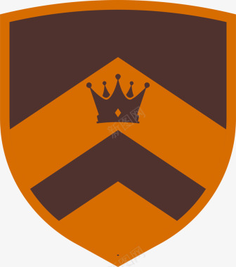 盾牌皇冠logo矢量图图标图标