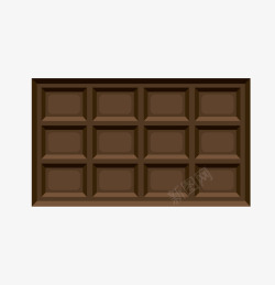 方块形巧克力矢量图素材