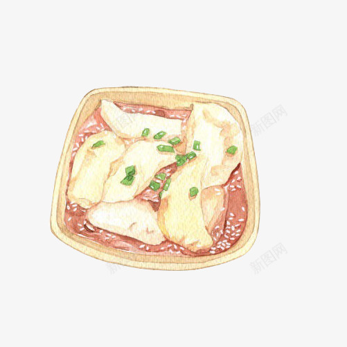 水饺手绘画片png免抠素材_88icon https://88icon.com 手绘美食 水饺 面食 饺子