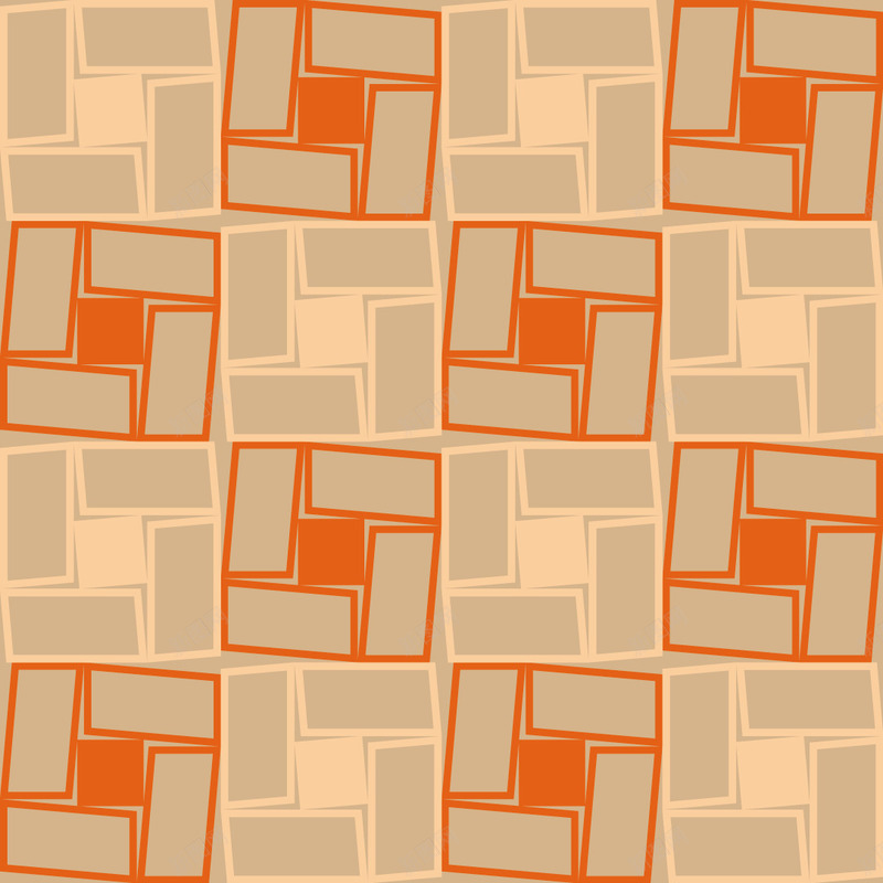 橙色长方形印花矢量图eps免抠素材_88icon https://88icon.com 几何 印花 橙色 长方形 矢量图