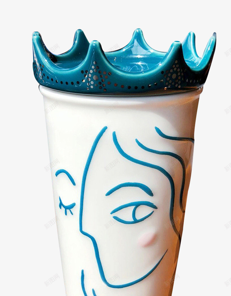 皇冠双层星巴克马克杯png免抠素材_88icon https://88icon.com 双层 周年庆 夏日主题 女神杯 星巴克 星巴克马克杯 皇冠 蓝色 马克杯