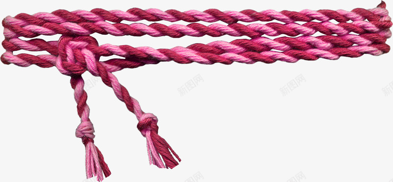 红色彩绳子png免抠素材_88icon https://88icon.com 尼龙绳 红色 绳子 装饰物