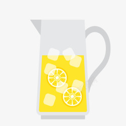 一杯柠檬汁素材