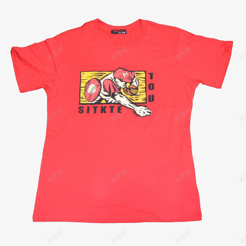 红色印花T恤png免抠素材_88icon https://88icon.com t恤 t恤衫 夏装 服装 短袖t恤 红色t恤 纯色t恤