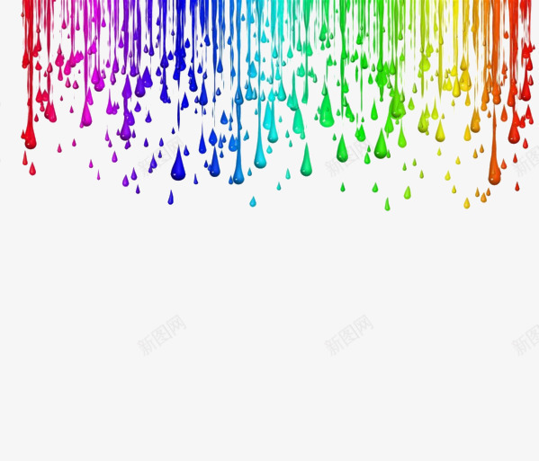 油墨色彩png免抠素材_88icon https://88icon.com 七彩 油墨 装饰 边框