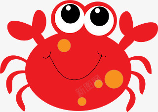 可爱螃蟹png免抠素材_88icon https://88icon.com 大闸蟹 海洋生物 海鲜 螃蟹