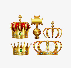 金色国王皇冠装饰素材