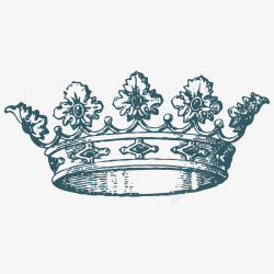 手绘皇冠素材