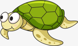 世界海洋日卡通海龟素材