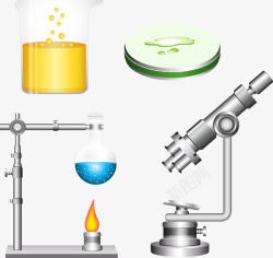 化学品与显微镜素材