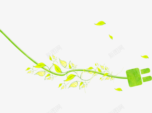 绿色藤蔓图标图标