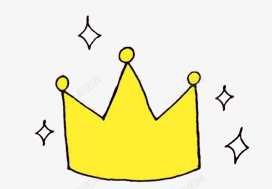 黄色皇冠图标图标