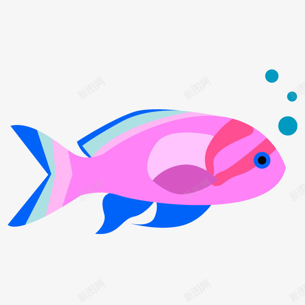 卡通海洋生物鱼文艺风海报png免抠素材_88icon https://88icon.com 动物可爱 卡通动物 卡通小鱼 卡通海洋动物 手绘动物文艺风 萌萌哒的小动物 装饰卡通