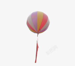 装饰图案彩色条纹氢气球素材