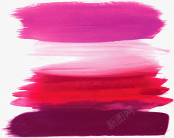 横纹花纹粉紫色水彩横纹笔刷矢量图高清图片