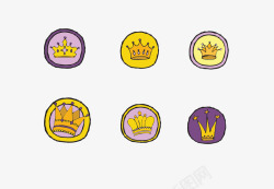 可爱的小皇冠素材