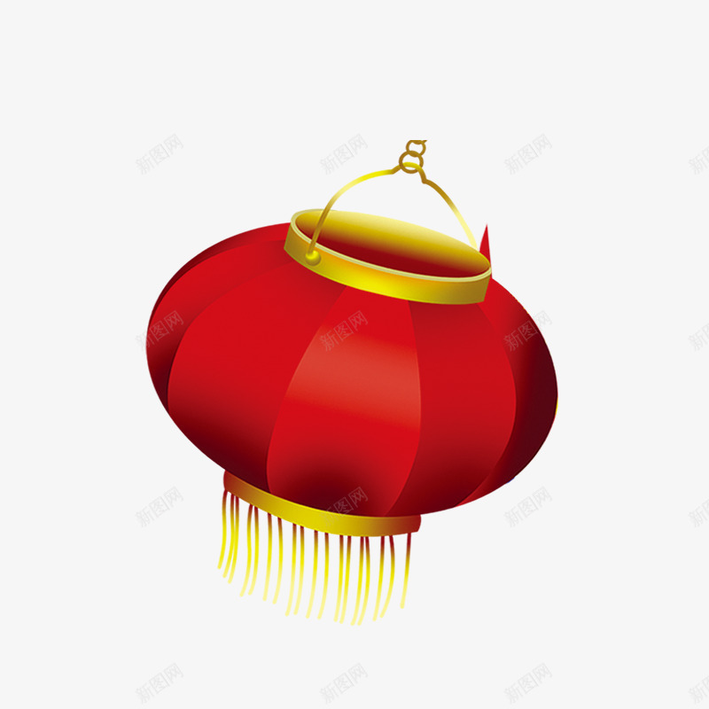 红色灯笼庆祝新年png免抠素材_88icon https://88icon.com 光泽 商务 庆祝 新年 灯笼 红色 纹理 装饰 质感