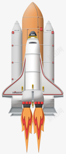 卡通绘画起飞的火箭png免抠素材_88icon https://88icon.com 卡通 太空 火箭 绘画