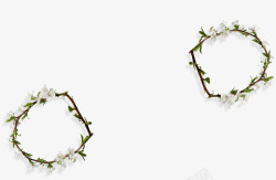花圈海报植物花圈海报话花藤编制高清图片