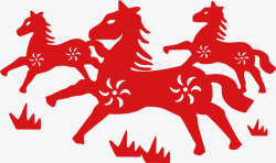 十二生肖剪纸素材