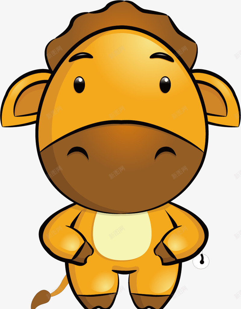 十二生肖卡通png免抠素材_88icon https://88icon.com 动物 十二生肖 午马 卡通 生肖 色彩 设计 马 马正面